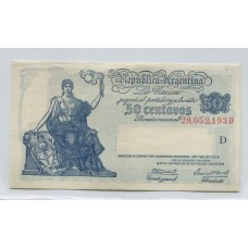 ARGENTINA COL. 404 BOT 1804a BILLETE DE 50 CENTAVOS SIN CIRCULAR